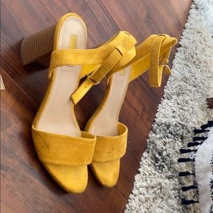 Yellow heels